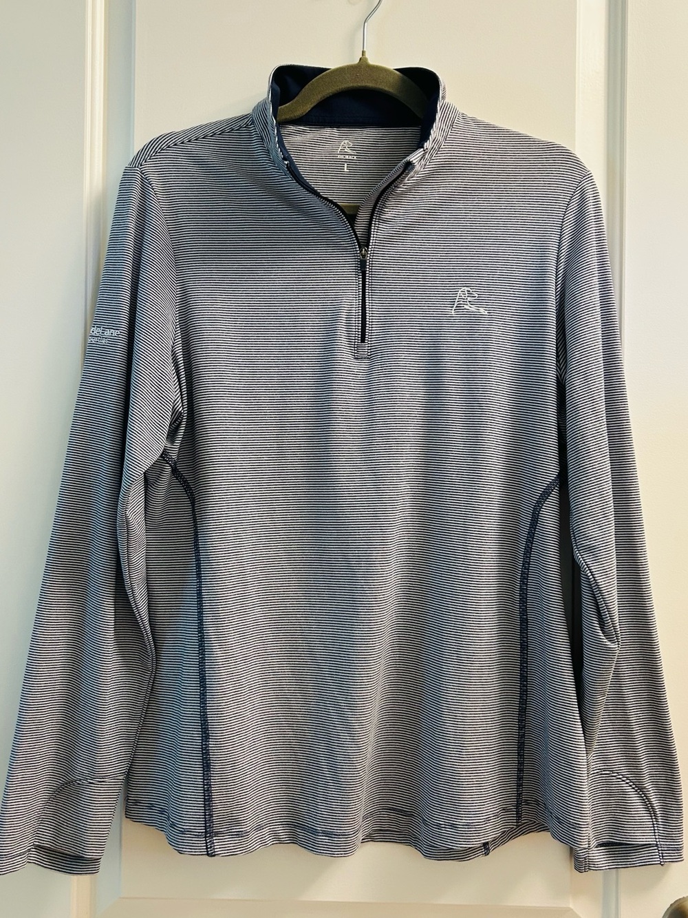 RHOBACK Women’s Performance Striped Quarter-Zip